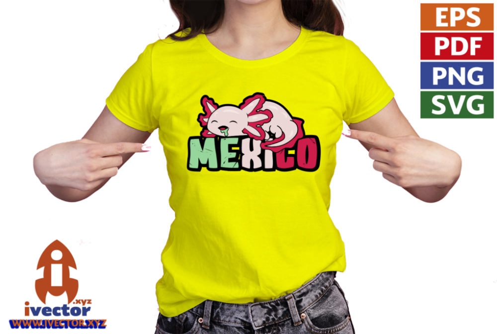 AJOLOTE-DURMIENTO-LETRA-MEXICO-VECTOR-EDITABLE-EPS-PDF-SVG-01-PLAYERA1 AJOLOTE DURMIENTE LETRA MÉXICO VECTOR  EPS PDF SVG