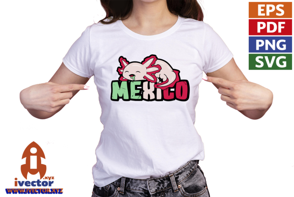 AJOLOTE-DURMIENTO-LETRA-MEXICO-VECTOR-EDITABLE-EPS-PDF-SVG-01-PLAYERA2 AJOLOTE DURMIENTE LETRA MÉXICO VECTOR  EPS PDF SVG