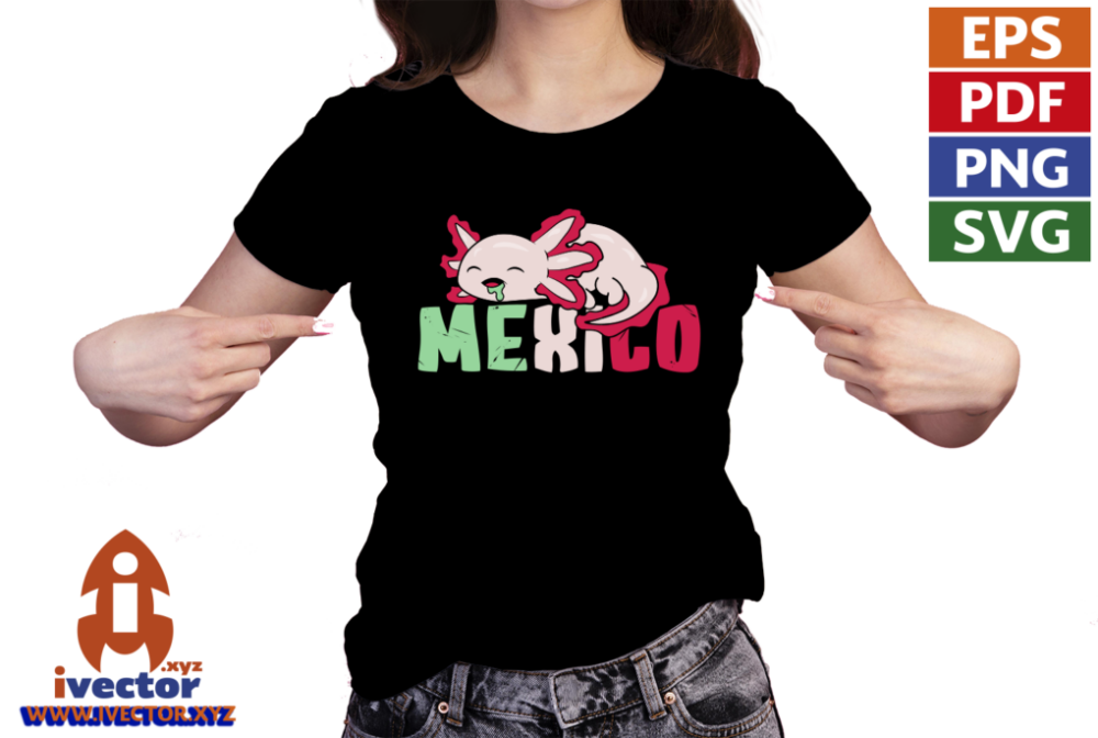 AJOLOTE-DURMIENTO-LETRA-MEXICO-VECTOR-EDITABLE-EPS-PDF-SVG-01-PLAYERA3 AJOLOTE DURMIENTE LETRA MÉXICO VECTOR  EPS PDF SVG