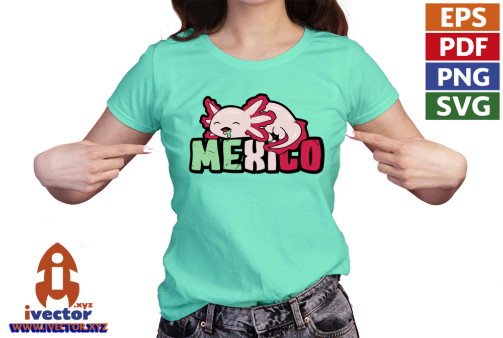 AJOLOTE-DURMIENTO-LETRA-MEXICO-VECTOR-EDITABLE-EPS-PDF-SVG-01-PLAYERA4 AJOLOTE DURMIENTE LETRA MÉXICO VECTOR  EPS PDF SVG