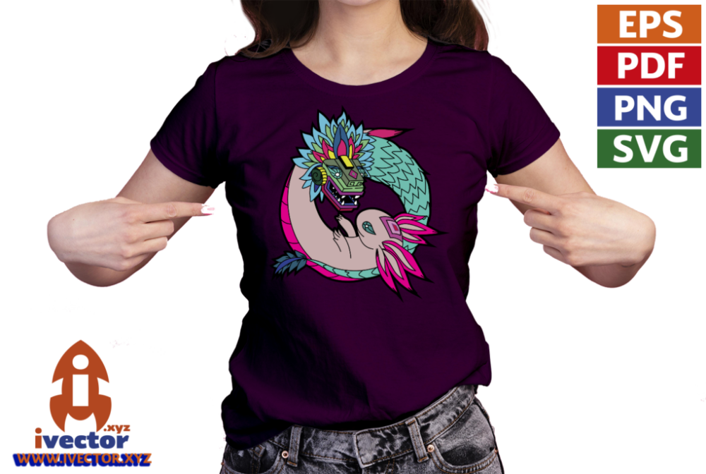 AJOLOTE-Y-SERPIENTE-EMPLUMADA-VECTOR-EPS-PDF-EDITABLE-01-playera AJOLOTE Y SERPIENTE EMPLUMADA VECTOR EPS PDF EDITABLE