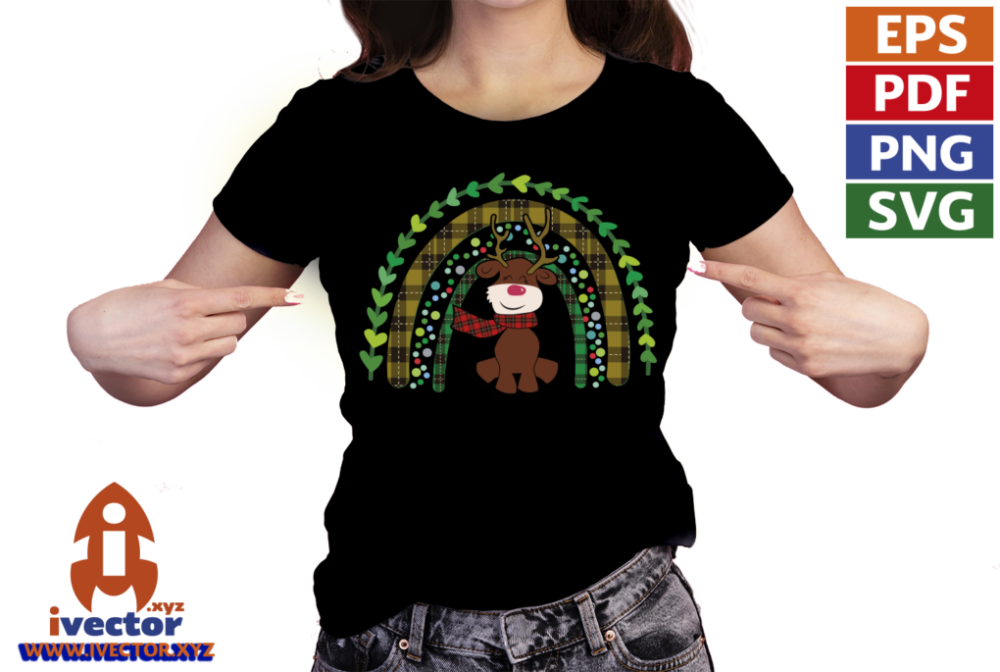 ARCO-RENO-NAVIDENO-VECTOR-EDITABLE-EPS-PDF-SVG-playera ARCO RENO NAVIDEÑO VECTOR EDITABLE EPS PDF SVG