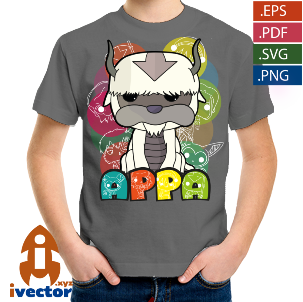AVATAR-APPA-FUNKO-VECTOR-EDITABLE-01-P7 AVATAR APPA FUNKO VECTOR EDITABLE