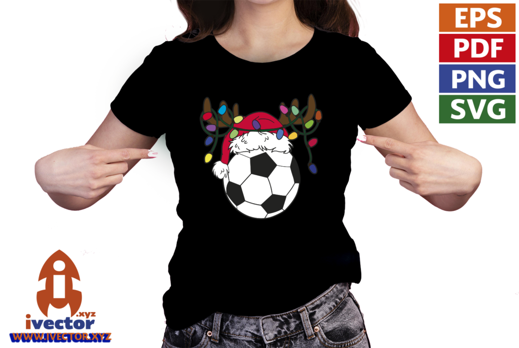 BALON-FUTBOL-NAVIDENO-EPS-PDF-EDITABLE-playera1-1024x687 ARCO MICKEY RENO NAVIDEÑO VECTOR EDITABLE EPS PDF SVG