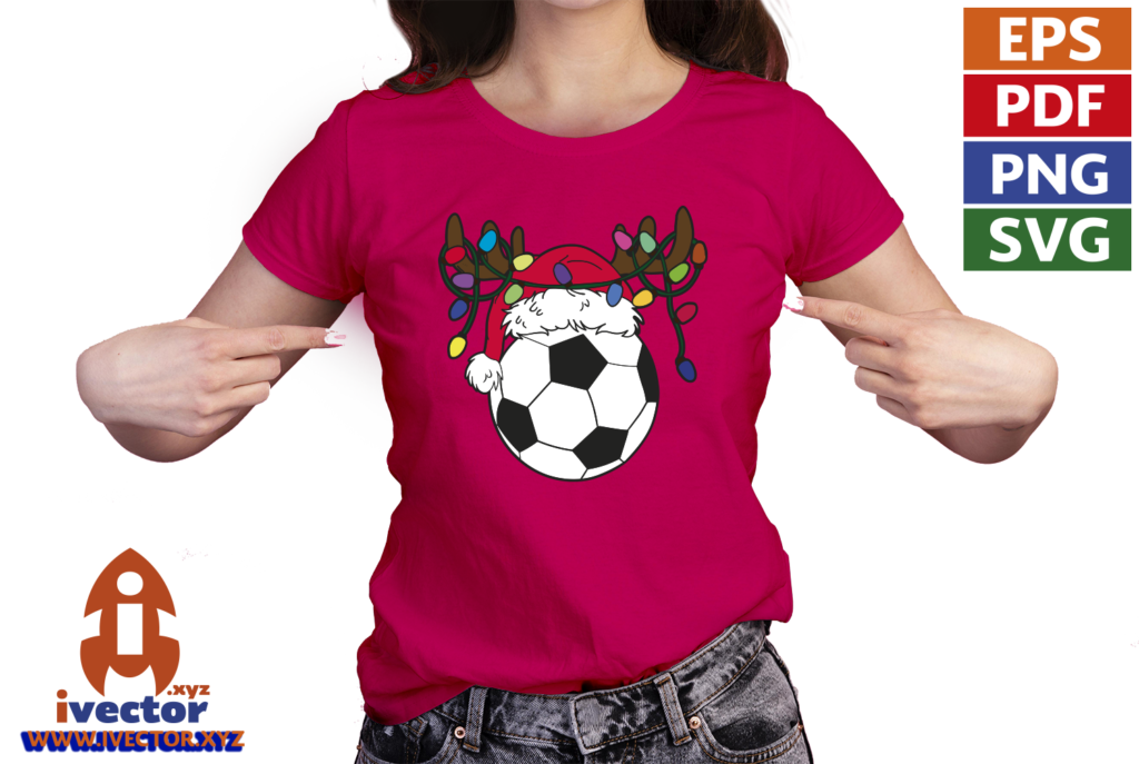 BALON-FUTBOL-NAVIDENO-EPS-PDF-EDITABLE-playera2-1024x687 ARCO MICKEY RENO NAVIDEÑO VECTOR EDITABLE EPS PDF SVG