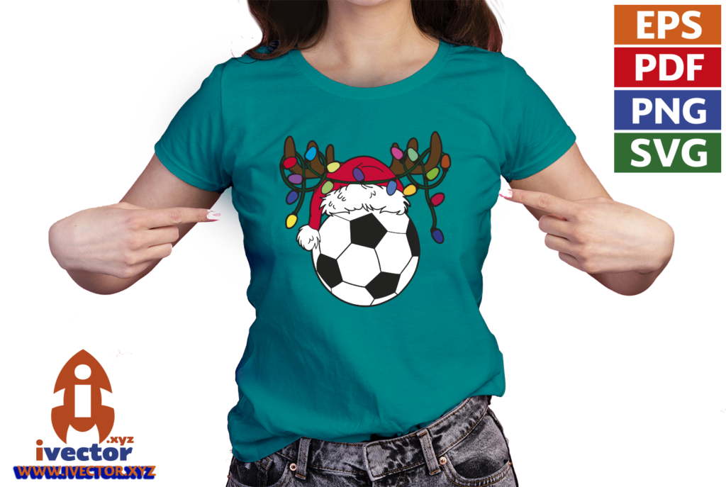 BALON-FUTBOL-NAVIDENO-EPS-PDF-EDITABLE-playera3-1024x687 ARCO MICKEY RENO NAVIDEÑO VECTOR EDITABLE EPS PDF SVG