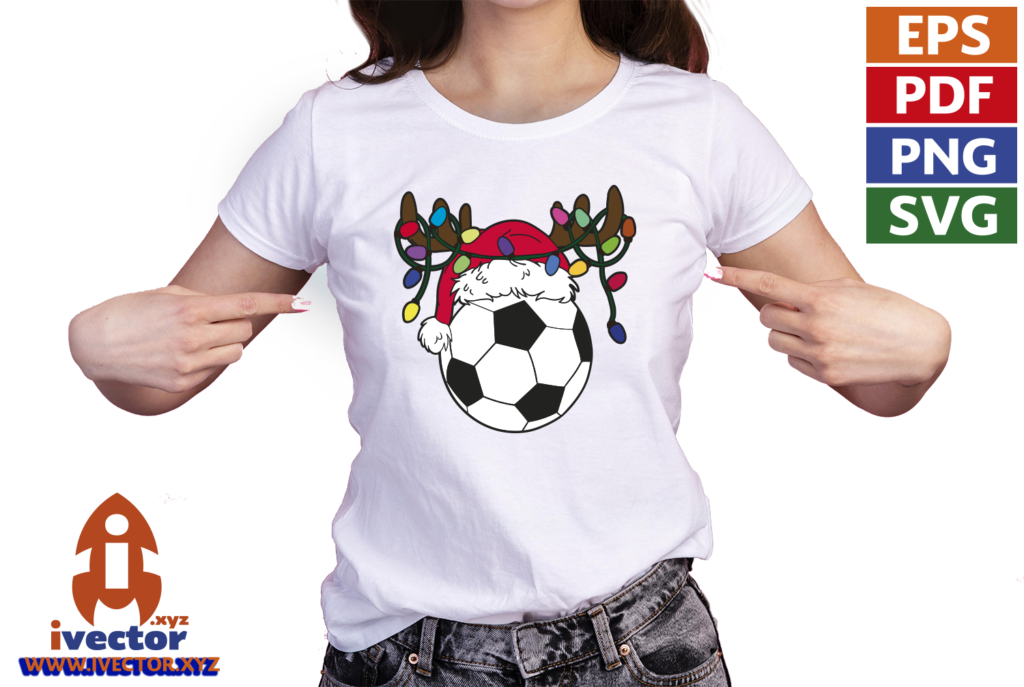 BALON-FUTBOL-NAVIDENO-EPS-PDF-EDITABLE-playera4-1024x687 ARCO MICKEY RENO NAVIDEÑO VECTOR EDITABLE EPS PDF SVG