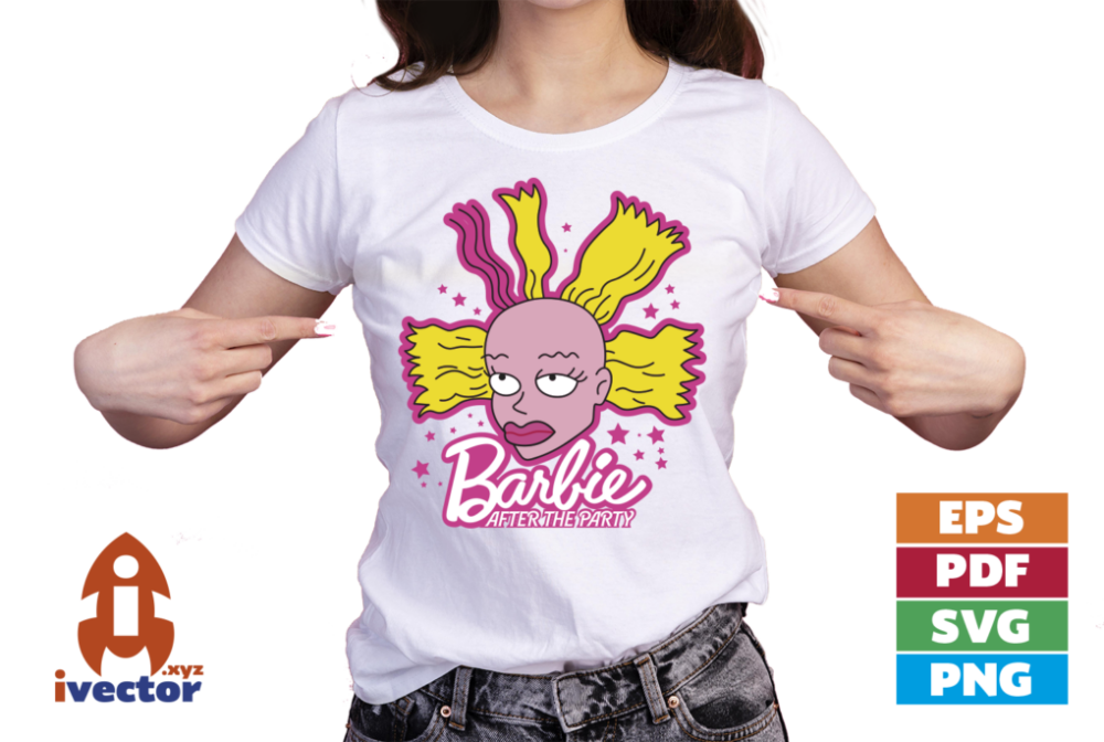 BARBIE-CINTHIA-AFTER-PARTY-VECTOR-EPS-PDF-EDITABLE-SVG-PLAYERA1 BARBIE CINTHIA AFTER PARTY VECTOR EPS PDF EDITABLE SVG