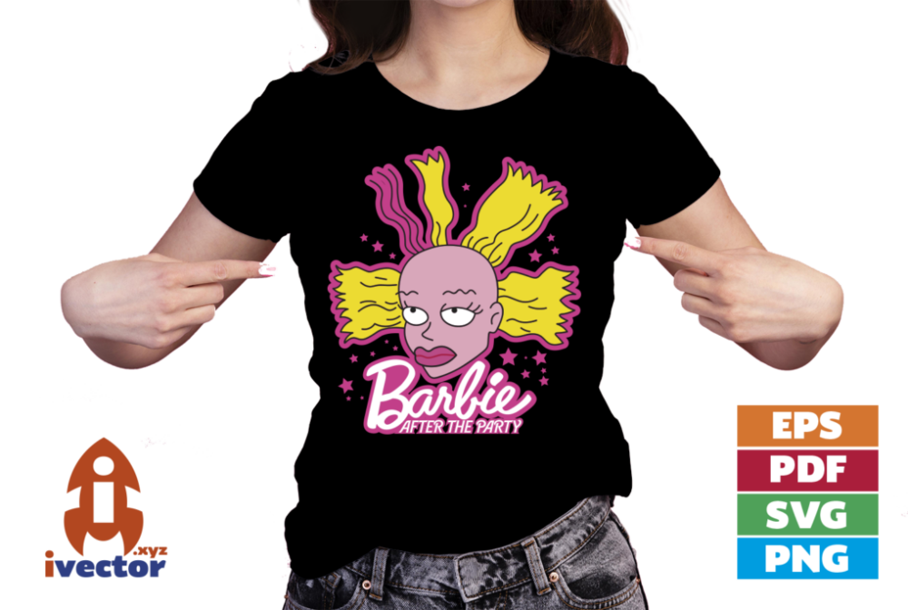 BARBIE-CINTHIA-AFTER-PARTY-VECTOR-EPS-PDF-EDITABLE-SVG-PLAYERA2 BARBIE CINTHIA AFTER PARTY VECTOR EPS PDF EDITABLE SVG