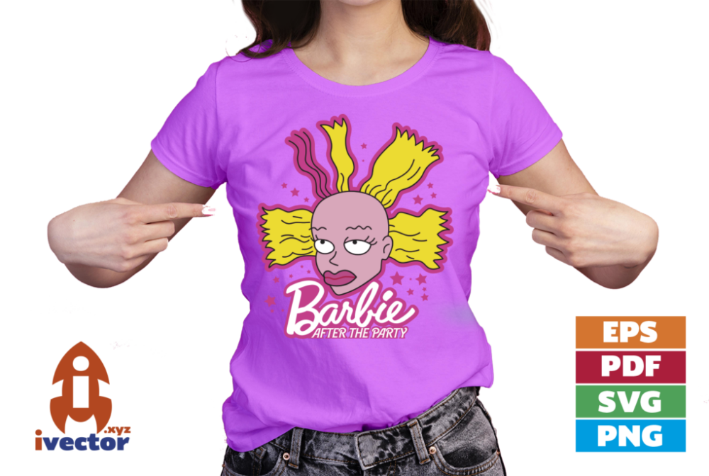 BARBIE-CINTHIA-AFTER-PARTY-VECTOR-EPS-PDF-EDITABLE-SVG-PLAYERA4 BARBIE CINTHIA AFTER PARTY VECTOR EPS PDF EDITABLE SVG