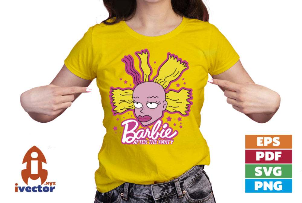 BARBIE-CINTHIA-AFTER-PARTY-VECTOR-EPS-PDF-EDITABLE-SVG-PLAYERA6 BARBIE CINTHIA AFTER PARTY VECTOR EPS PDF EDITABLE SVG
