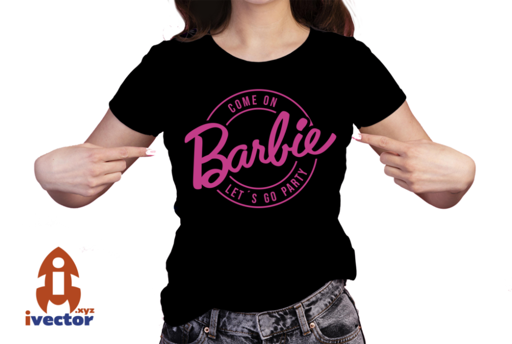 BARBIE-COME-ON-LETS-GO-PARTY-VECTOR-EDITABLE-EPS-PDF-PLAYERA5 BARBIE COME ON LETS GO PARTY VECTOR EDITABLE EPS PDF