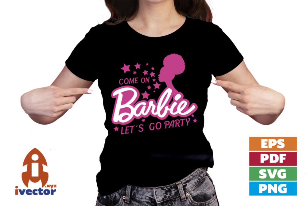 BARBIE-MUNECA-VECTOR-AFRO-EPS-PDF-EDITABLE-01-PLAYERA4 BARBIE MUÑECA VECTOR AFRO EPS PDF EDITABLE