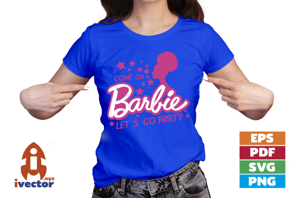 BARBIE-MUNECA-VECTOR-AFRO-EPS-PDF-EDITABLE-01-PLAYERA5 BARBIE MUÑECA VECTOR AFRO EPS PDF EDITABLE