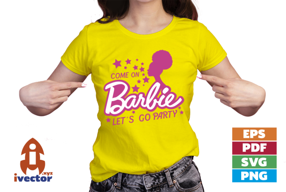 BARBIE-MUNECA-VECTOR-AFRO-EPS-PDF-EDITABLE-01-PLAYERA6 BARBIE MUÑECA VECTOR AFRO EPS PDF EDITABLE