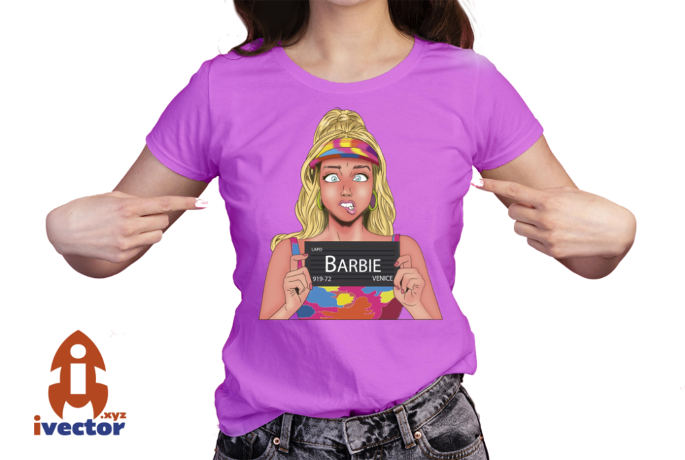 BARBIE-VECTOR-COMPLETAMENTE-EDITABLE-EPS-PDF-SVG-01-PLAYERA3 BARBIE VECTOR COMPLETAMENTE EDITABLE EPS PDF SVG