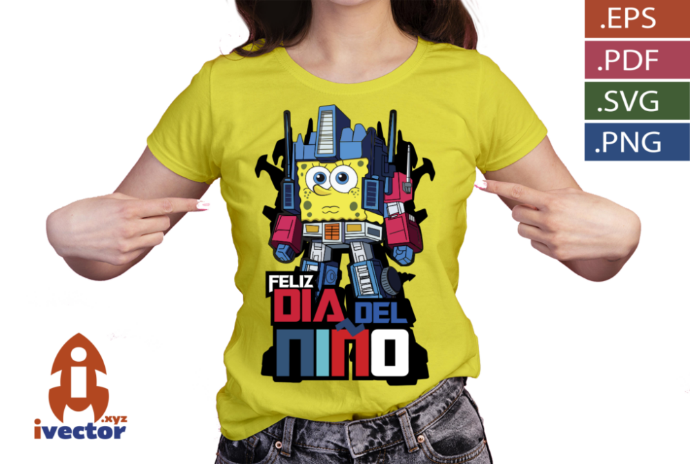 BOB-ESPONJA-TRANSFORMER-DIA-DEL-NINO-VECTOR-P1 BOB ESPONJA TRANSFORMER DIA DEL NIÑO VECTOR