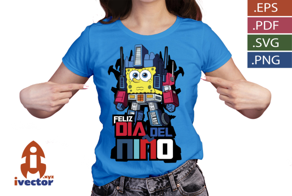 BOB-ESPONJA-TRANSFORMER-DIA-DEL-NINO-VECTOR-P2 BOB ESPONJA TRANSFORMER DIA DEL NIÑO VECTOR