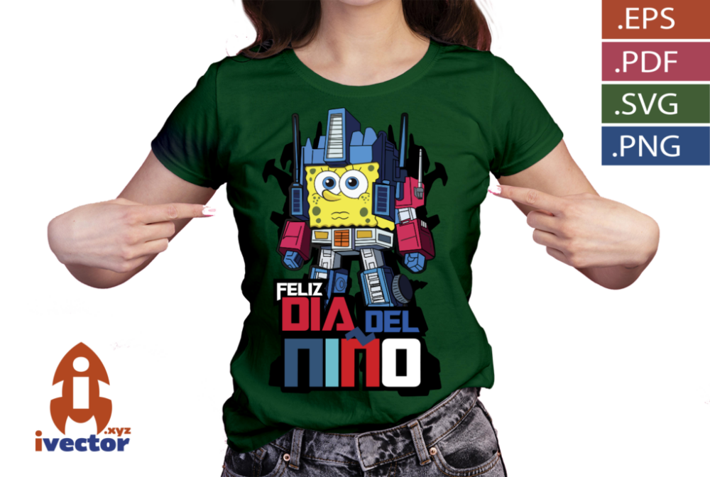 BOB-ESPONJA-TRANSFORMER-DIA-DEL-NINO-VECTOR-P4 BOB ESPONJA TRANSFORMER DIA DEL NIÑO VECTOR