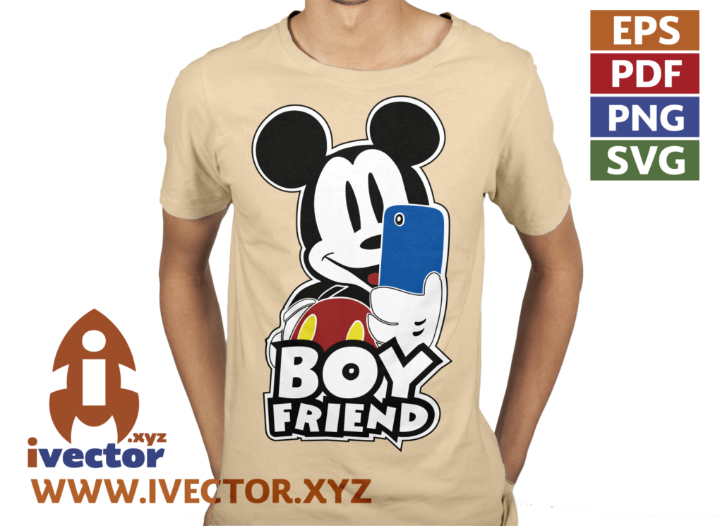 BOY-FRIEND-SELFIE-MICKEY-MOUSE-VECTOR-01-P5 BOY FRIEND SELFIE MICKEY MOUSE VECTOR