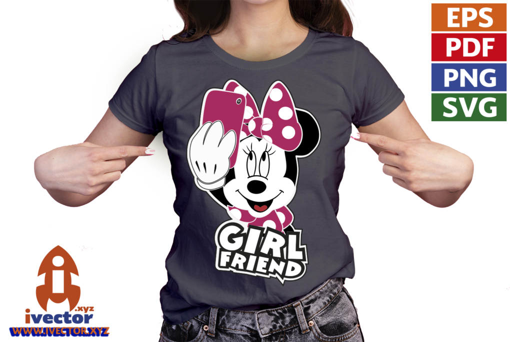BOY-FRIEND-SELFIE-MINNIE-MOUSE-VECTOR-01-P2 BOY FRIEND SELFIE MINNIE MOUSE VECTOR