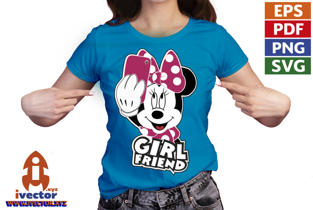 BOY-FRIEND-SELFIE-MINNIE-MOUSE-VECTOR-01-P3 BOY FRIEND SELFIE MINNIE MOUSE VECTOR