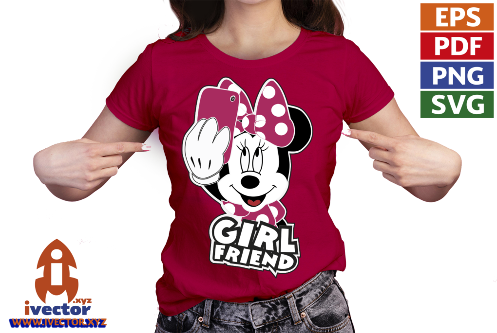 BOY-FRIEND-SELFIE-MINNIE-MOUSE-VECTOR-01-P4 BOY FRIEND SELFIE MINNIE MOUSE VECTOR
