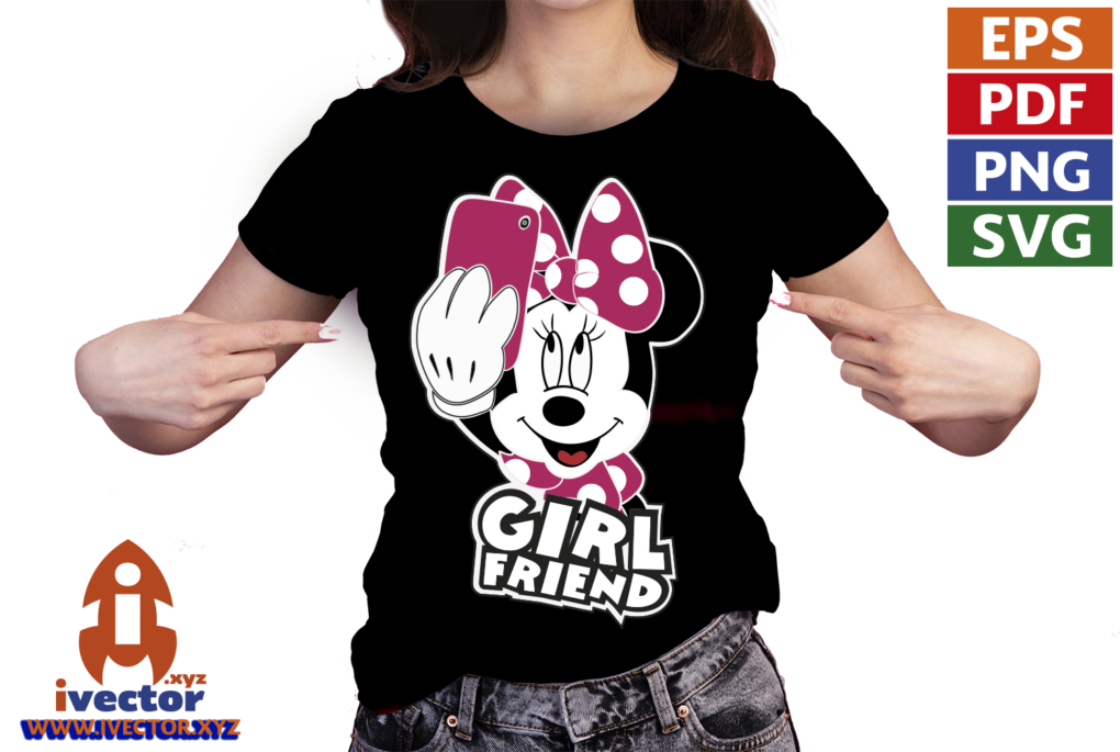 BOY-FRIEND-SELFIE-MINNIE-MOUSE-VECTOR-01-P5 BOY FRIEND SELFIE MINNIE MOUSE VECTOR