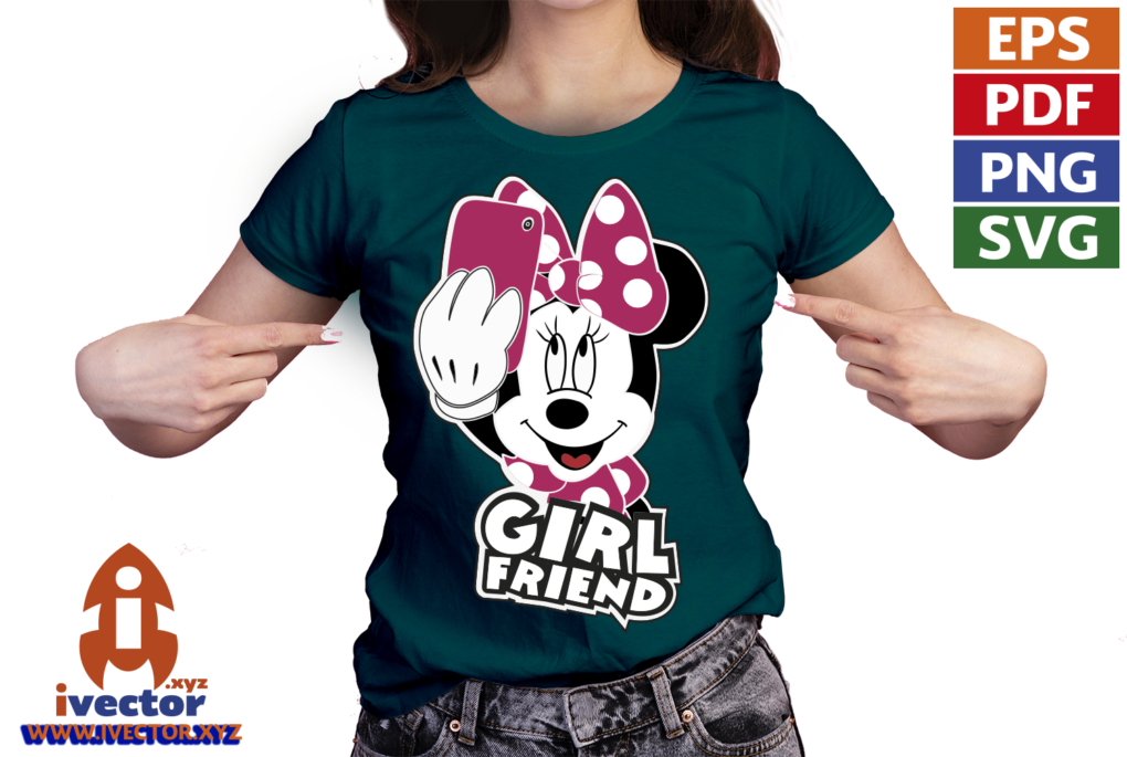 BOY-FRIEND-SELFIE-MINNIE-MOUSE-VECTOR-01-P6 BOY FRIEND SELFIE MINNIE MOUSE VECTOR