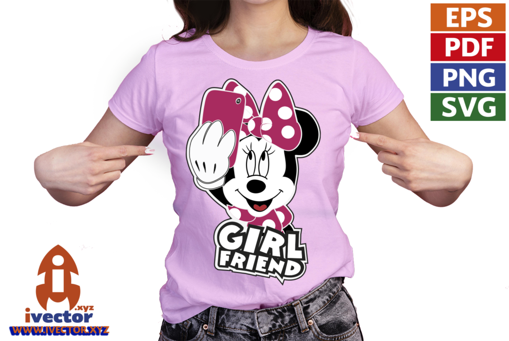 BOY-FRIEND-SELFIE-MINNIE-MOUSE-VECTOR-01-P7 BOY FRIEND SELFIE MINNIE MOUSE VECTOR