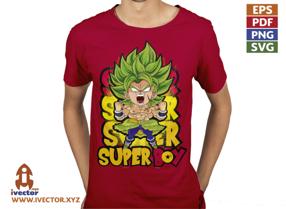 BROLY-SUPER-BOY-DRAGON-BALL-VECTOR-EDITABLE-01-p6 BROLY SUPER BOY DRAGON BALL VECTOR EDITABLE