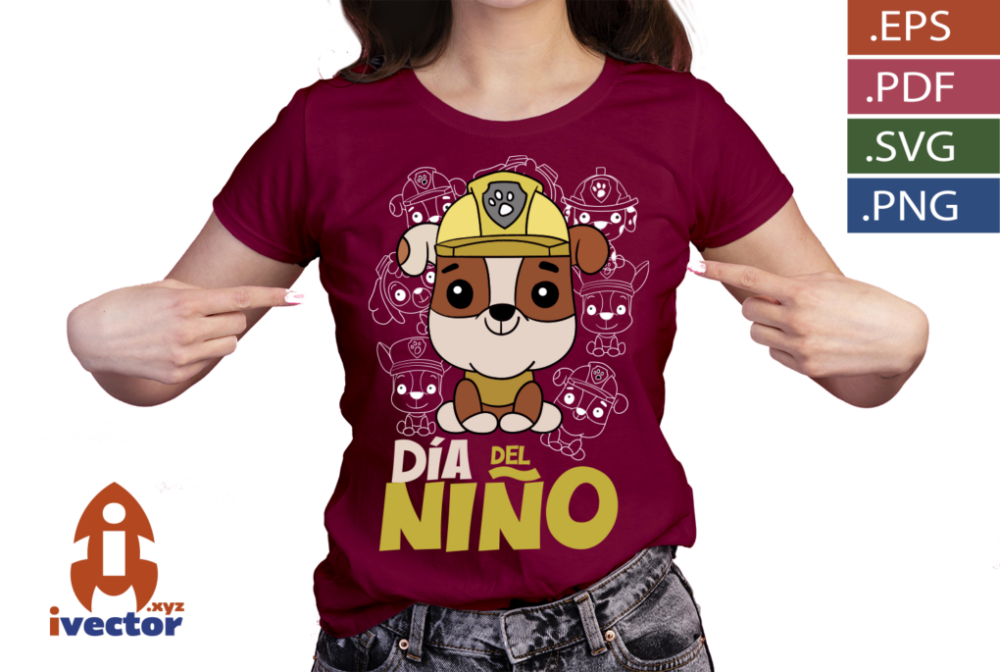 BUBBLE-PAW-PATROL-DIA-DEL-NINO-BLACK-VECTOR-P5 CHASE PAW PATROL DIA DEL NIÑO BLACK VECTOR