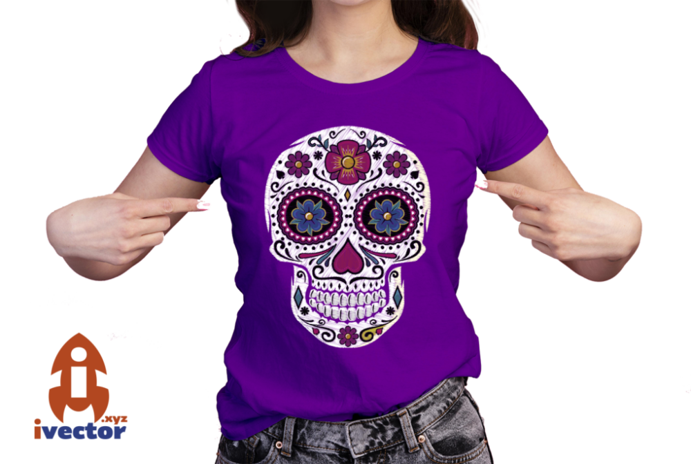 CALAVERA-CATRINA-FLORES-ESTILO-BORDADO-EPS-PDF-EDITABLE-01-PLAYERA3 CALAVERA CATRINA FLORES ESTILO BORDADO EPS PDF EDITABLE