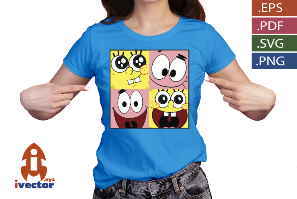 CARITAS-BOB-ESPONJA-PATRICIO-VECTOR3 CARITAS-BOB-ESPONJA-PATRICIO-VECTOR
