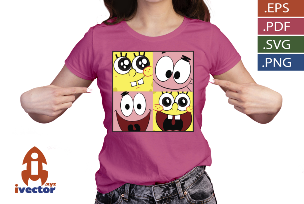 CARITAS-BOB-ESPONJA-PATRICIO-VECTOR4 CARITAS-BOB-ESPONJA-PATRICIO-VECTOR
