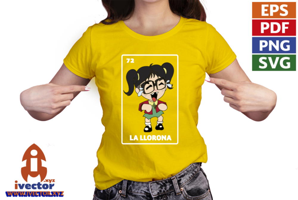 CHILINDRINA-LLORONA-LOTERIA-VECTOR-EPS-PDF-EDITABLE-01-PLAYERA6 CHILINDRINA LLORONA LOTERIA VECTOR EPS PDF EDITABLE