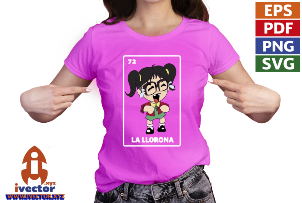 CHILINDRINA-LLORONA-LOTERIA-VECTOR-EPS-PDF-EDITABLE-01-PLAYERA7 CHILINDRINA LLORONA LOTERIA VECTOR EPS PDF EDITABLE