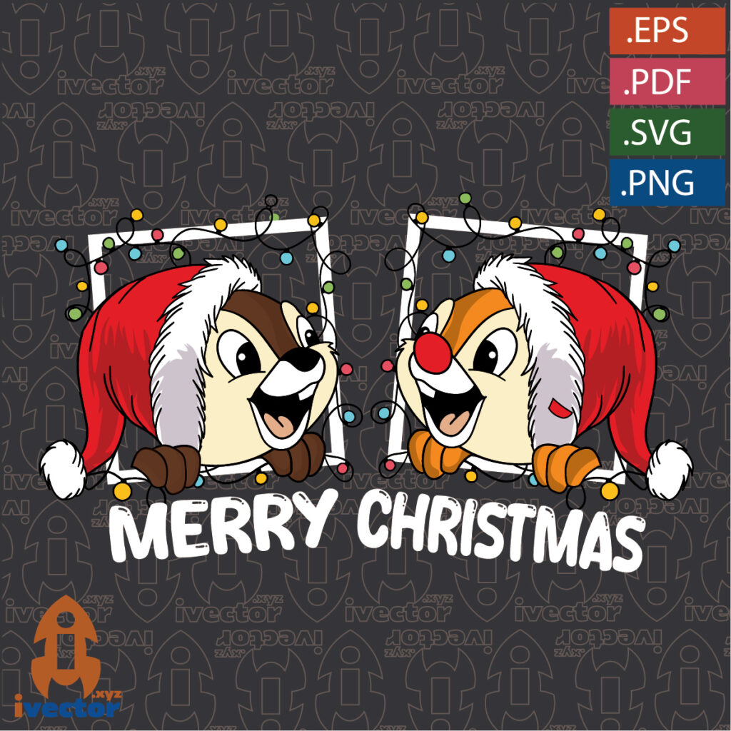 CHIP-AND-DALE-VECTOR-EDITABLE-01-1024x1024 CHIP AND DALE NAVIDAD VECTOR EDITABLE