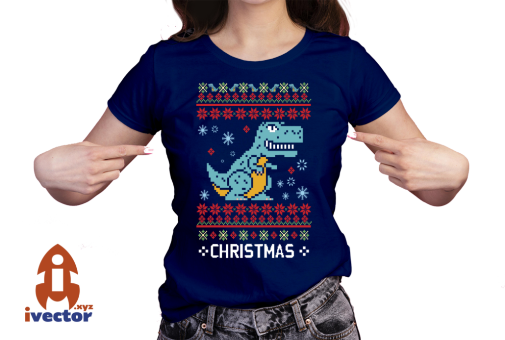 CHRISTMAS-DINOSAURIO-NAVIDENO-BORDADO-VECTOR-EDITABLE-EPS-PDF-01-PLAYERA3 CHRISTMAS DINOSAURIO BORDADO VECTOR EPS