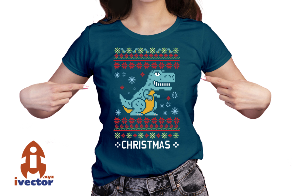 CHRISTMAS-DINOSAURIO-NAVIDENO-BORDADO-VECTOR-EDITABLE-EPS-PDF-01-PLAYERA5 CHRISTMAS DINOSAURIO BORDADO VECTOR EPS