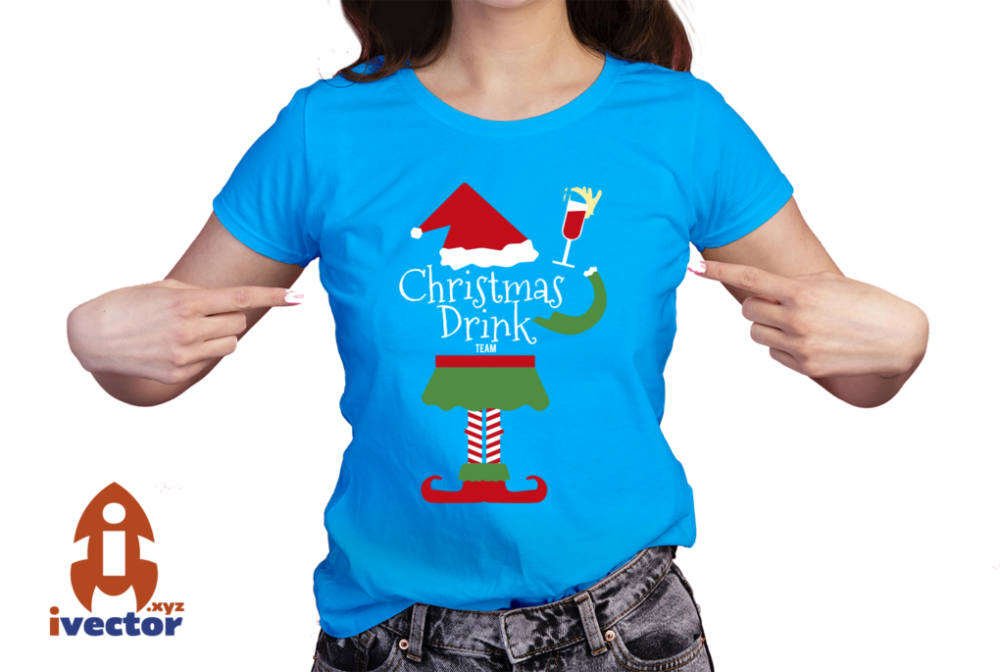CHRISTMAS-DRINK-VECTOR-NAVIDAD-DUENDE-EPS-PDF-01-PLAYERA1 CHRISTMAS DRINK VECTOR NAVIDAD DUENDE EPS PDF