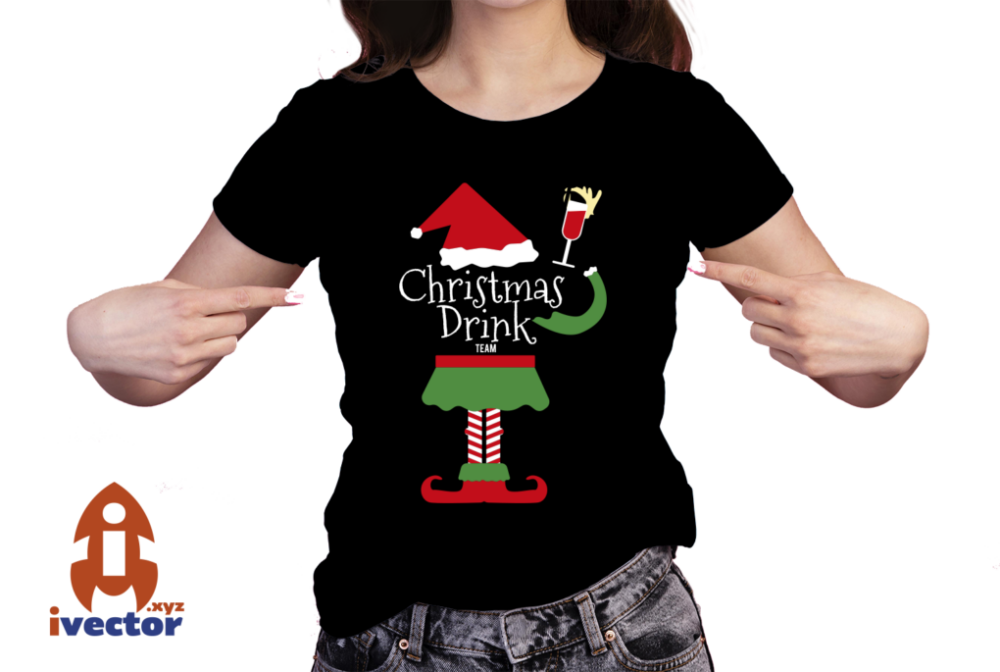 CHRISTMAS-DRINK-VECTOR-NAVIDAD-DUENDE-EPS-PDF-01-PLAYERA2 CHRISTMAS DRINK VECTOR NAVIDAD DUENDE EPS PDF