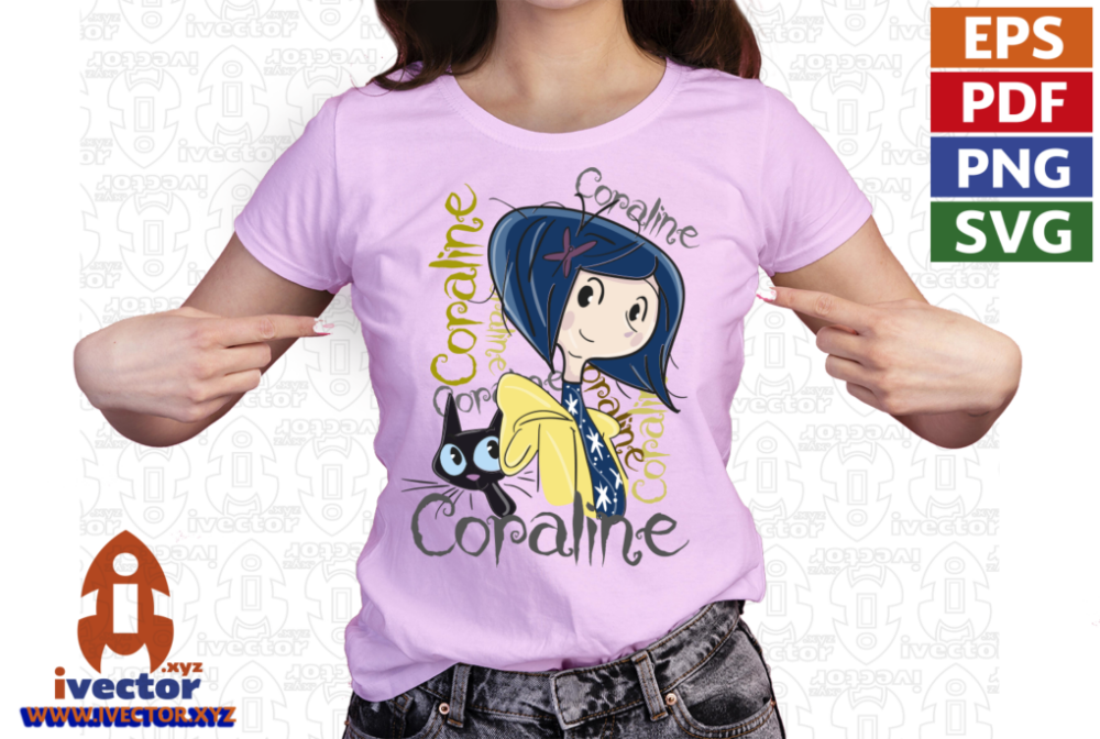 CORALINE-VECTOR-EDITABLE-EPS-PDF-01-P4 CORALINE VECTOR EDITABLE EPS PDF