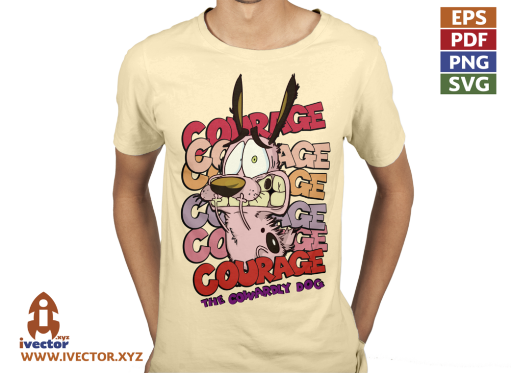 COURAGE-DOG-VECTOR-EDITABLE-01-p1 COURAGE DOG VECTOR EDITABLE