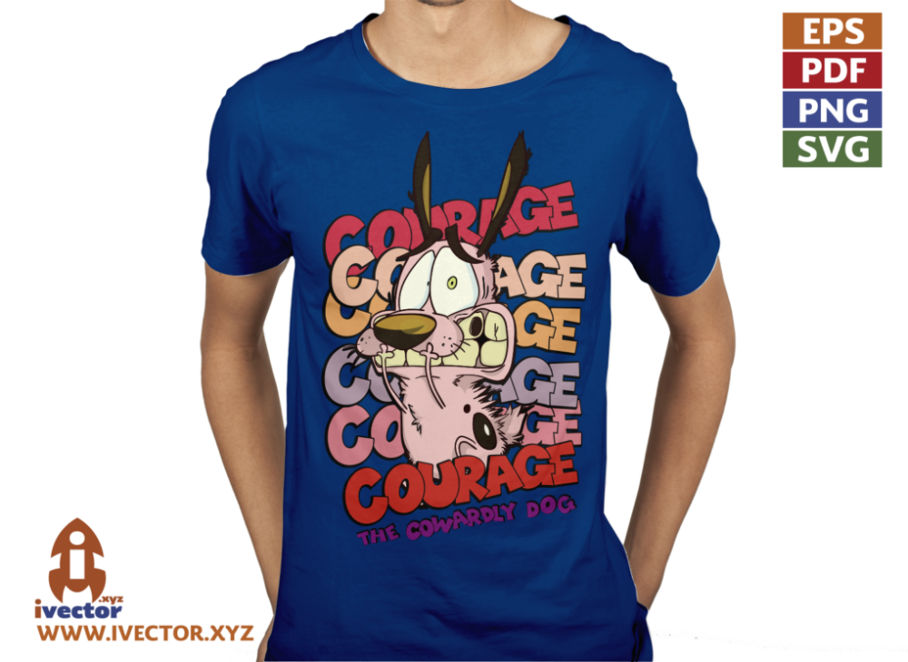 COURAGE-DOG-VECTOR-EDITABLE-01-p5 COURAGE DOG VECTOR EDITABLE
