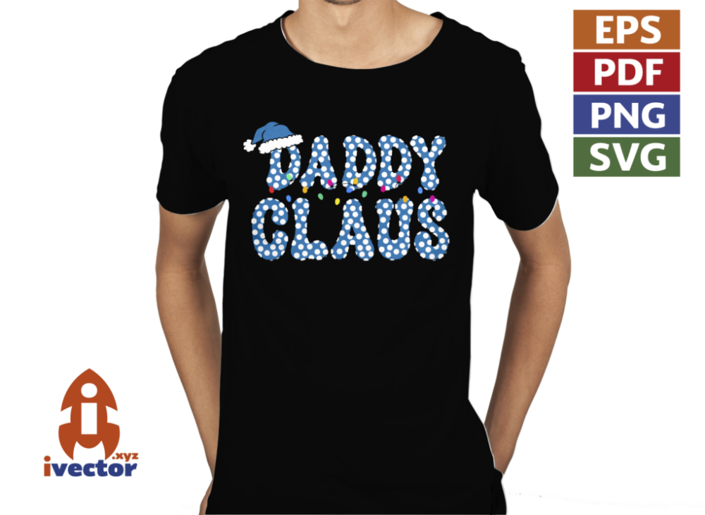 DADDY-CLAUS-VECTOR-EDITABLE-EPS-PDF-01-PLAYERA3 DADDY CLAUS VECTOR EDITABLE EPS PDF