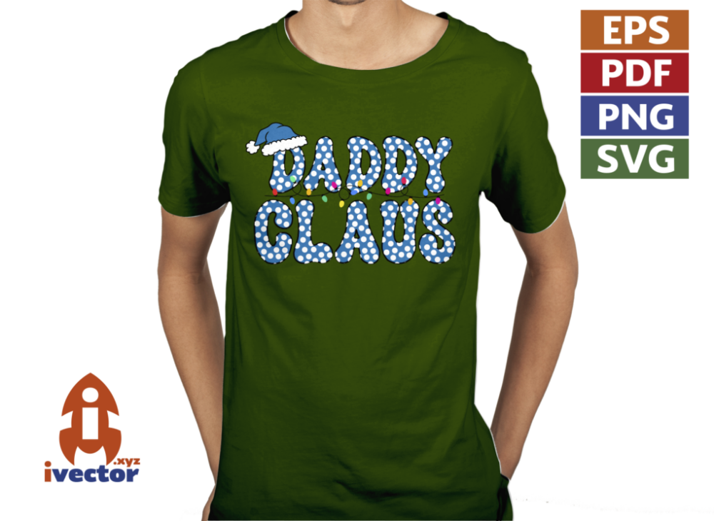DADDY-CLAUS-VECTOR-EDITABLE-EPS-PDF-01-PLAYERA4 DADDY CLAUS VECTOR EDITABLE EPS PDF