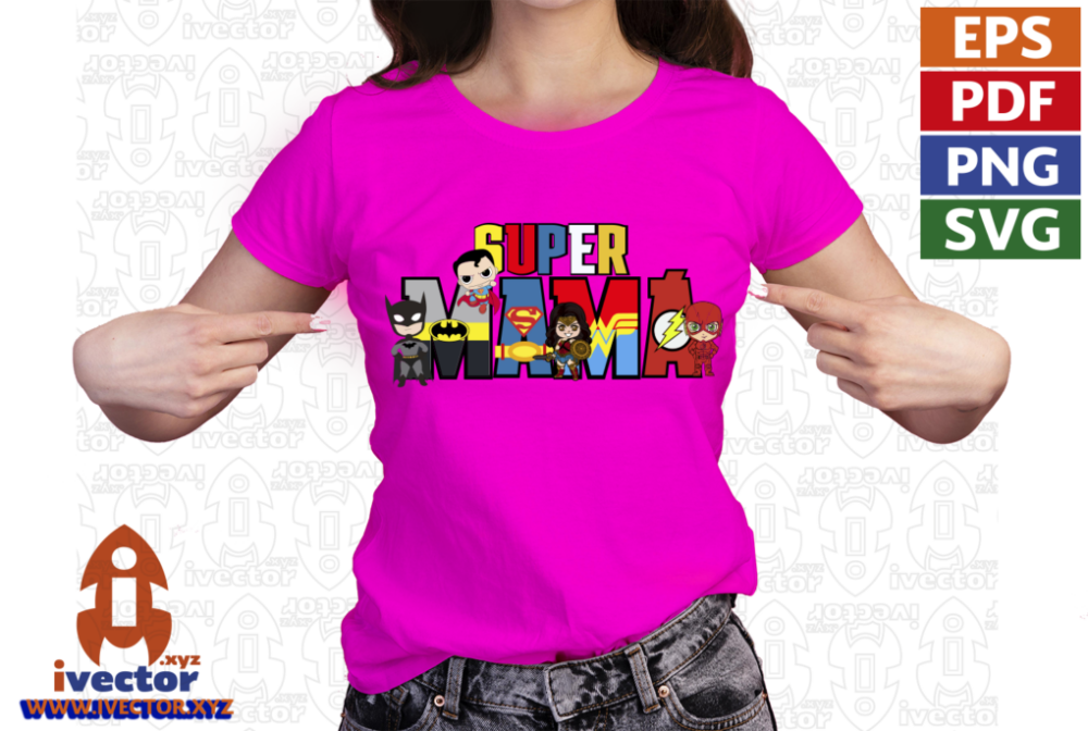 DC-COMICS-SUPER-MAMA-VECTOR-EDITABLE_P6 DC COMICS SUPER MAMA VECTOR EDITABLE EPS PDF
