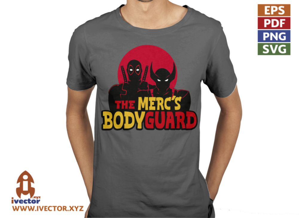 DEADPOOL-MERCS-BODYGUARD-VECTOR-EDITABLE-EPS-PDF-01-P6 DEADPOOL MERCS BODYGUARD VECTOR EDITABLE EPS PDF