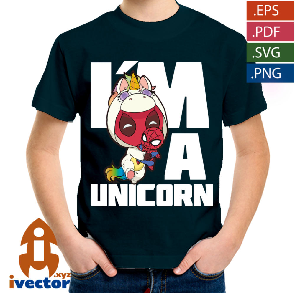 DEASPOOL-UNICORNIO-SPIDERMAN-VECTOR-EDITABLE-EPS-PDF-01-p2 DEADPOOL UNICORNIO SPIDERMAN VECTOR EDITABLE EPS PDF